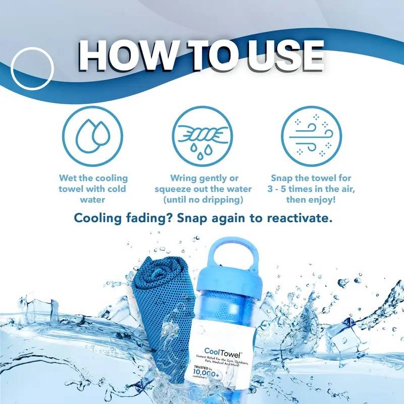 Absorbent Quick-Drying Gym Cooling Towels