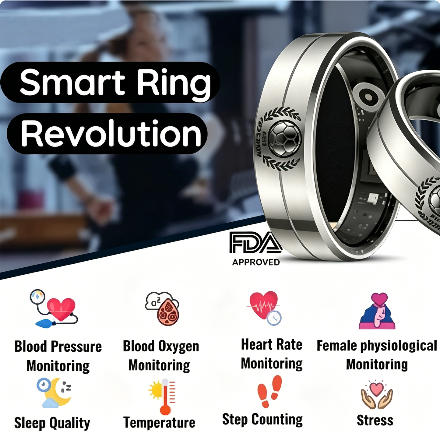Official FIFA World Cup Smart Health Ring